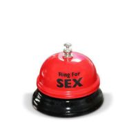 Звонок настольный для секса RING FOR SEX бордовый