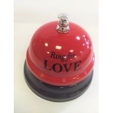 Дзвінок настільний RING FOR LOVE бордовий