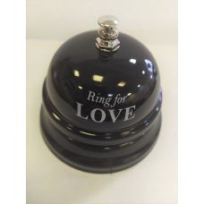 Дзвінок настільний RING FOR LOVE чорний