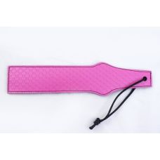 Шльопанка з рельєфом рожево-чорна DS Fetish LEXY PADDLE