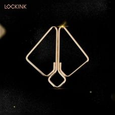 Зажимы для сосков БДСМ золотистого цвета Lockink 