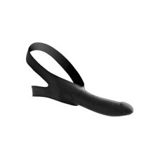 Кляп з фалоімітатором назовні Face Fuck Strap On Mouth Gag чорний