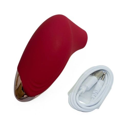 Вакуумний стимулятор для клітора червоний Sweet Em