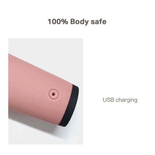 Вібратор-масажер для клітора з ефектом руху мови коричневий Sweet Em