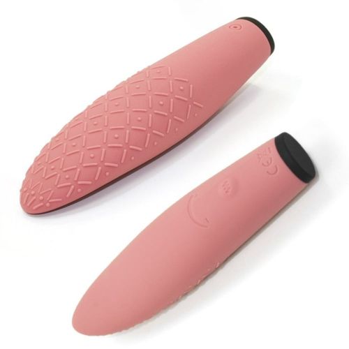 Вібратор-масажер для клітора з ефектом руху мови коричневий Sweet Em