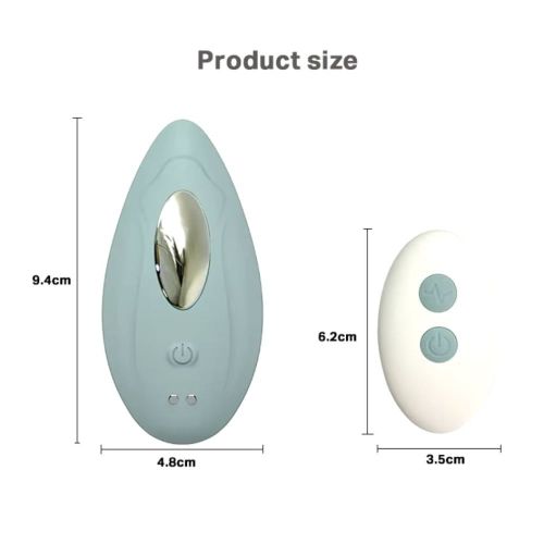 Вибратор для клитора с дистанционным управлением зеленый Sweet Em 