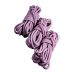 Веревка для Шибари БДСМ из хлопка сиреневая Devils boutique 8 метров