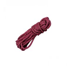 Веревка для Шибари БДСМ из качественного джута бордового Devils boutique 8 метров