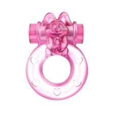 Эрекционное виброкольцо розового цвета Baile 