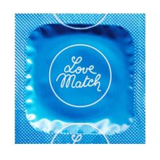 Презерватив увеличенного размера прозрачного цвета Love Match 1 штука