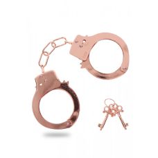 Наручники БДСМ металеві рожевого кольору Toy Joy Metal Handcuffs Rose Gold