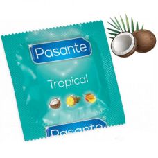 Презервативы из высококачественного натурального латекса со ароматом кокоса Рasante диаметр 53 мм 6 штук