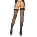 Чулки с продольным задним швом черного цвета Leg Avenue