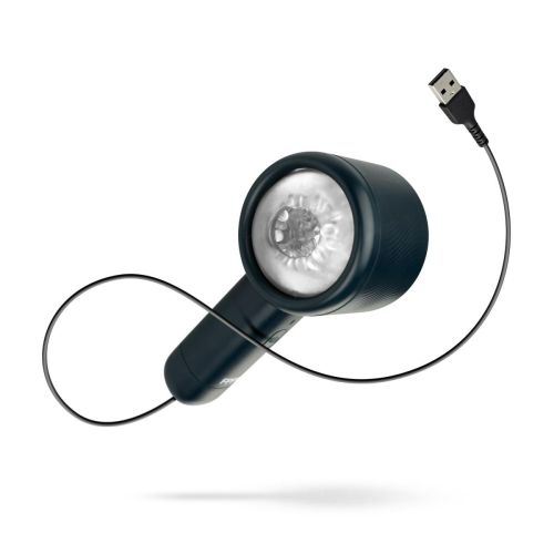 Мастурбатор для минета для мужчин с пульсацией прозрачного цвета FPPR Elektrische Blowjob