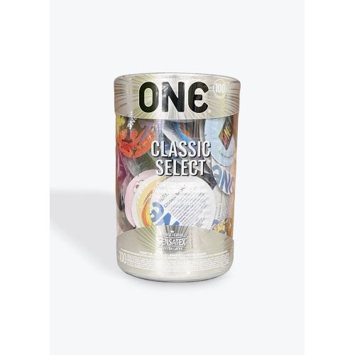 Банка презервативов ONE Classic Select Contest Collection 100 штук