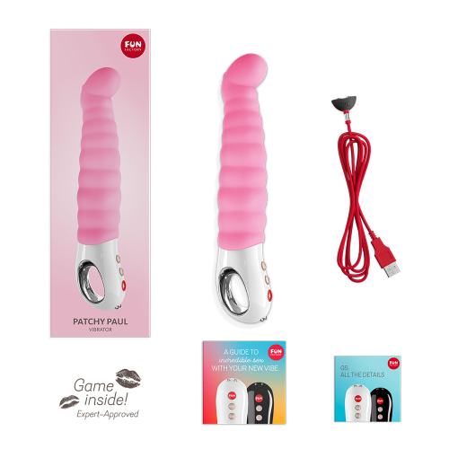 Вибратор для стимуляции точки G розовый Fun FActory Patchy Paul G5 