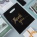 Пакет упаковочный с ручками черный Loveshop Thank you 30.5*38 