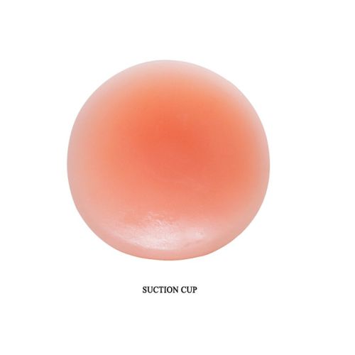 Вибратор вагинальный реалистичный на присоскетелесного цвета с пультом ДУ Baile