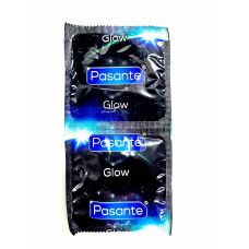 Презерватив латексный светящийся в темноте Pasante диаметр 53 мм 6 шт