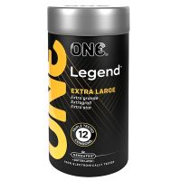 Банку презервативів з анатомічною формою та збільшеним розміром ONE Legend 100 штук