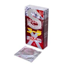 Презервативи супертонкі з натурального латексу з ароматом коли Sagami Xtreme Cola flavor 3 штуки