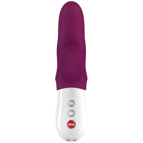 Вибратор со стимуляцией клитора фиолетовый Fun Factory Miss Bi 