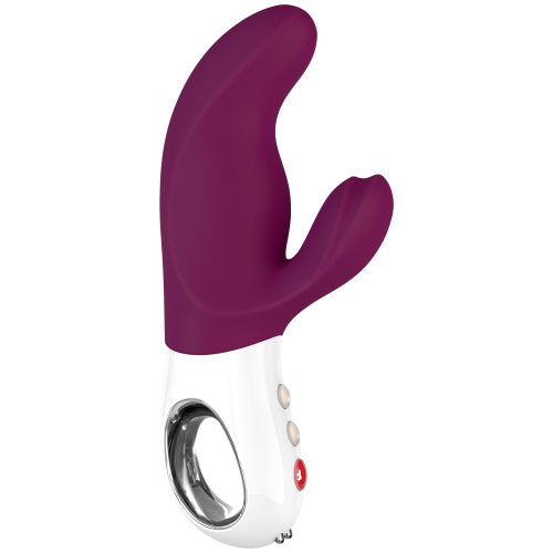 Вібратор із стимуляцією клітора фіолетовий Fun Factory Miss Bi
