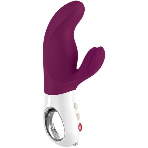 Вибратор со стимуляцией клитора фиолетовый Fun Factory Miss Bi 