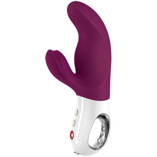 Вибратор со стимуляцией клитора фиолетовый Fun Factory Miss Bi 