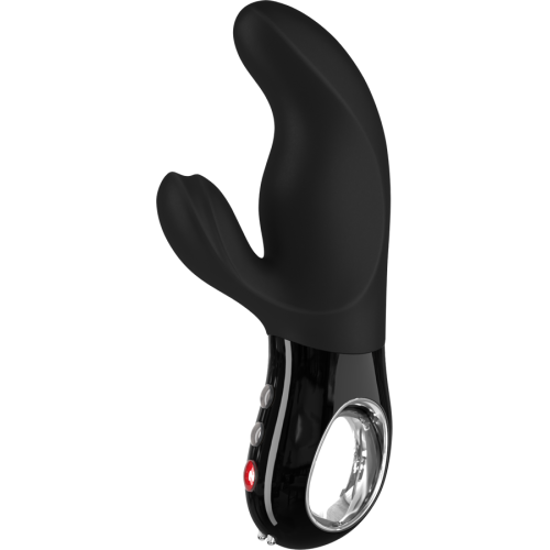 Вібратор зі стимуляцією клітора Fun Factory MISS BI BLACK LINE 