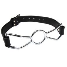 Кляп паук с кольцом из натуральной кожи черный DS Fetish