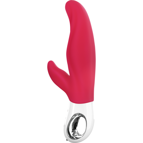 Вибратор со стимуляцией клитора красный Fun Factory Lady Bi  