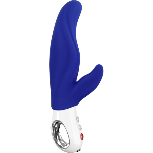 Вибратор со стимуляцией клитора синий Fun Factory Lady Bi  