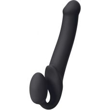 Безременной страпон без вибрации черного цвета Strap On Me Strapless