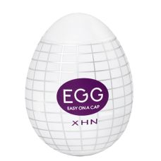 Мастурбатор-яйце з рельєфом білий Loveshop XHN Egg Easy Ona-Cap