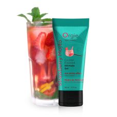 Оральний лубрикант на водній основі зі смаком коктейлю Полуничний Мохіто Orgie 50 мл