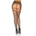 Сетчатые чулки с подтяжками для чулок черного цвета Leg Avenue Net garterbelt stockings размер Оne size
