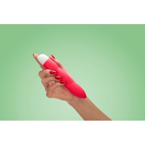 Вибратор силиконовый красный Fun Factory  Jazzie 