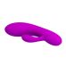 Вібратор вагінальний з відростком для клітора фіолетового кольору Lybaile Pretty Love Alvin
