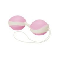 Вагинальные шарики Amor розово-белые