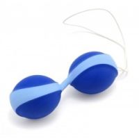 Вагинальные шарики синие с голубым Amor