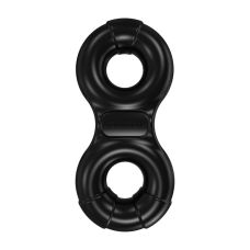 Эрекционное виброкольцо на член и мошонку черное Bathmate Vibe Ring Eight 