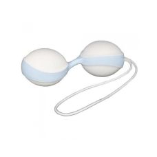 Вагинальные шарики Amor бело-голубые силиконовые