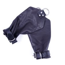 Рукавиці для підвішування шкіра із натуральної шкіри ручної роботи чорні DS Fetish