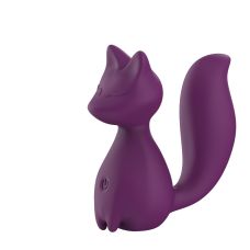 Міні-вібратор кліторальний у формі лисиці фіолетовий Every Night Toys Doris 10 режимів вібрації