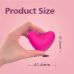 Міні-вібратор кліторальний та для сосків у формі серця рожевий Every Night Toys Eileen 10 режимів вібрації