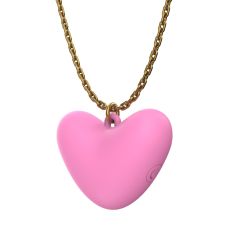 Мини-вибратор клиторальный и для сосков в форме сердца розовый Every Night Toys Eileen 10 режимов вибрации