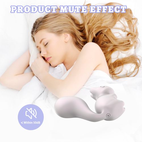 Мини-вибратор клиторальный в форме белочки белый Every Night Toys Debbie 10 режимов вибрации