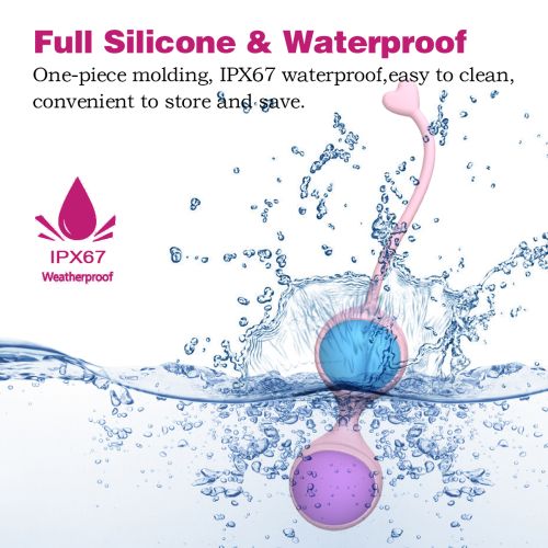 Набор вагинальных шариков розовый с разноцветным Every Night Toys Lorinda 