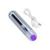 Вибропуля для стимуляции клитора серебристого с фиолетовым цвета Boss series 